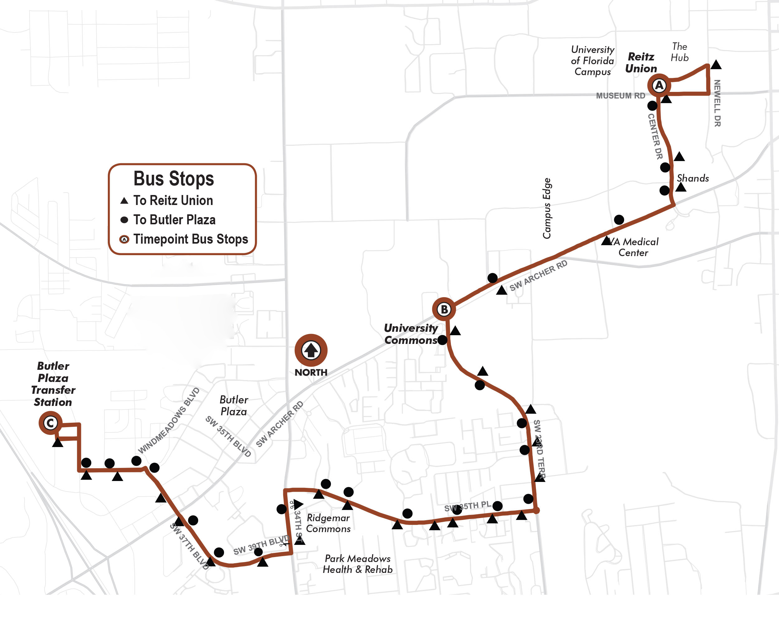 Route37 Reitz Union To Butler Plaza Transfer Station Go Rts