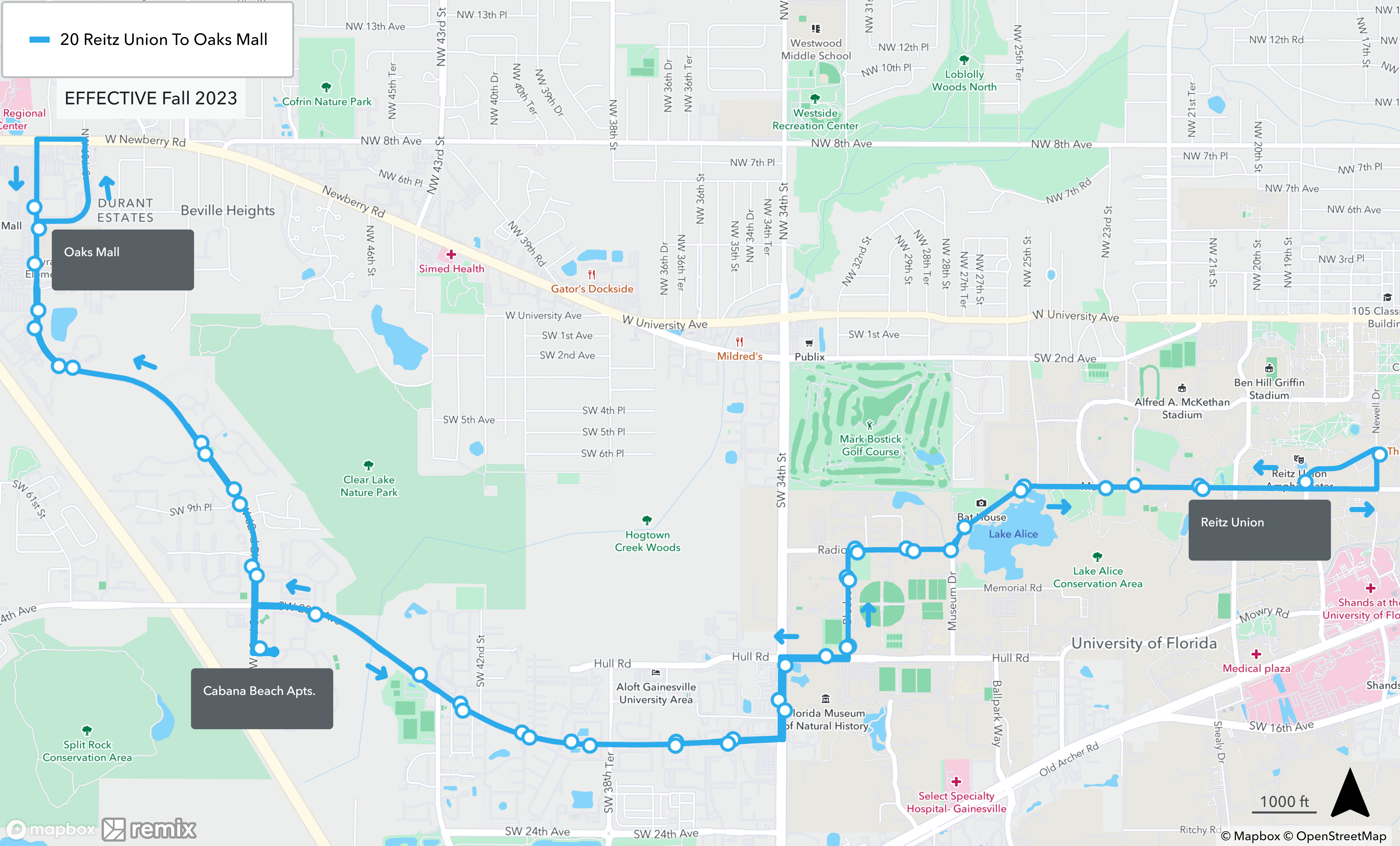 Route 020 - Detour Effective May 2nd