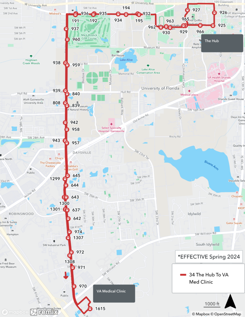 Route 034 Map