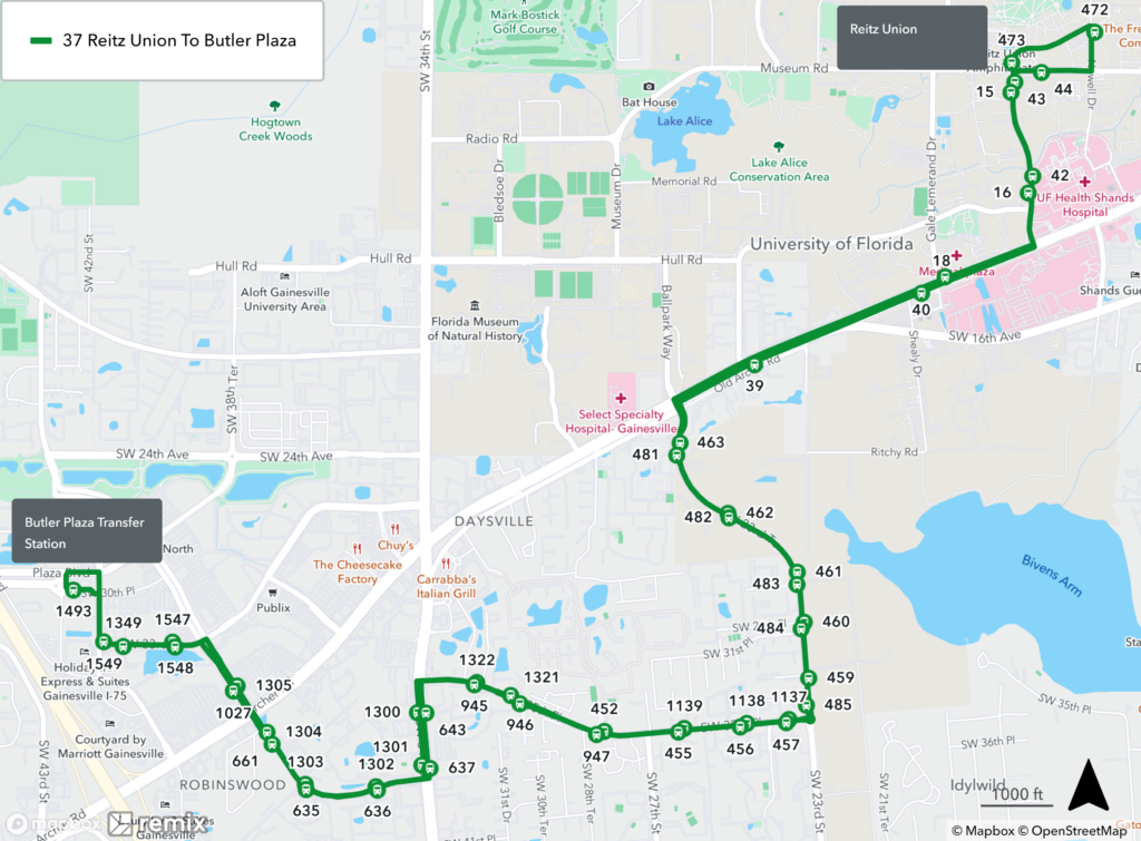 Route 037 Map