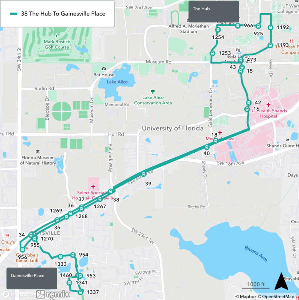 Route 038 Map