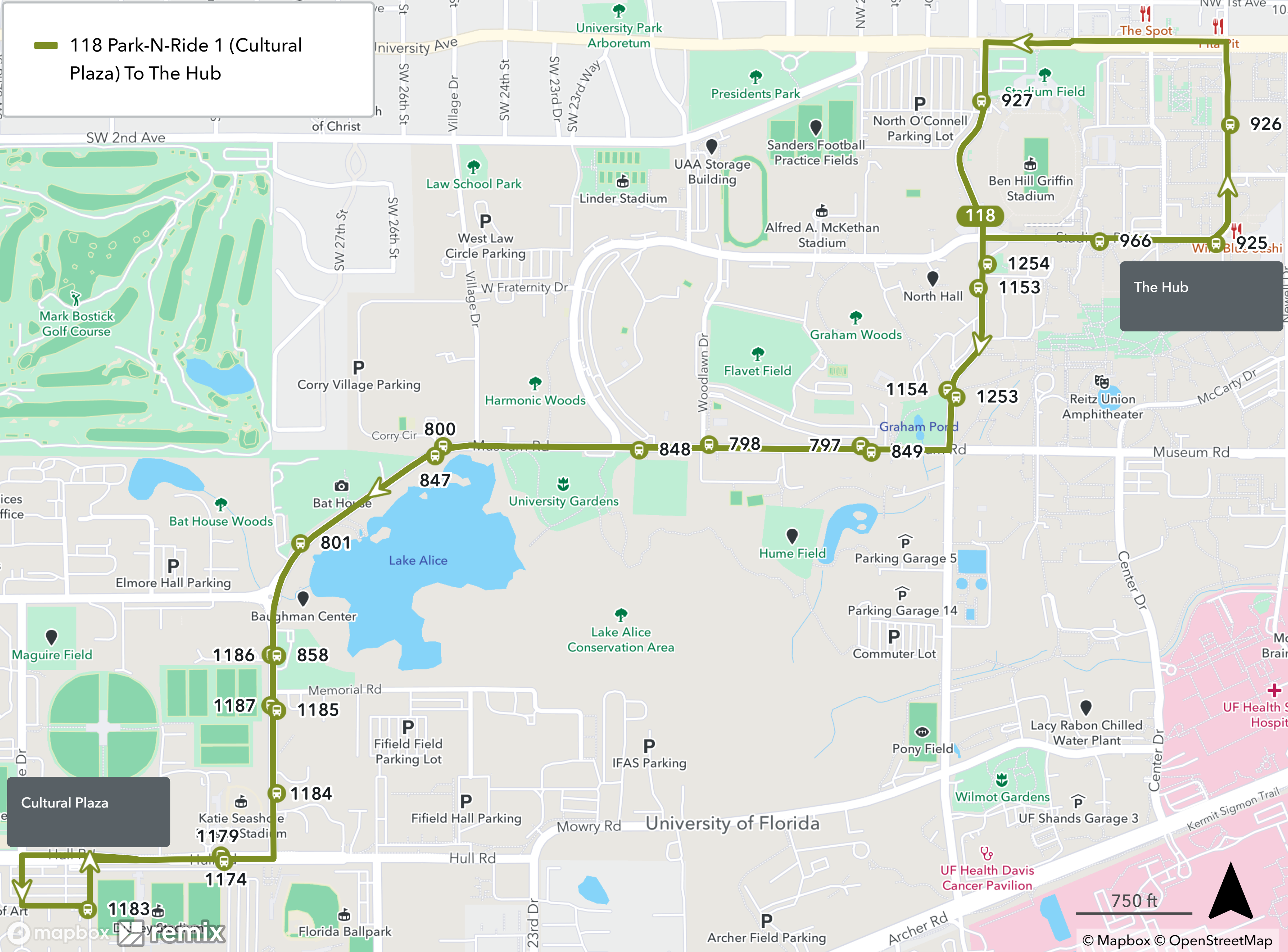 Route 118 Complete Map