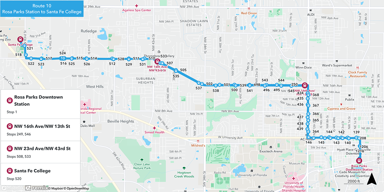 Route 10 Complete Route