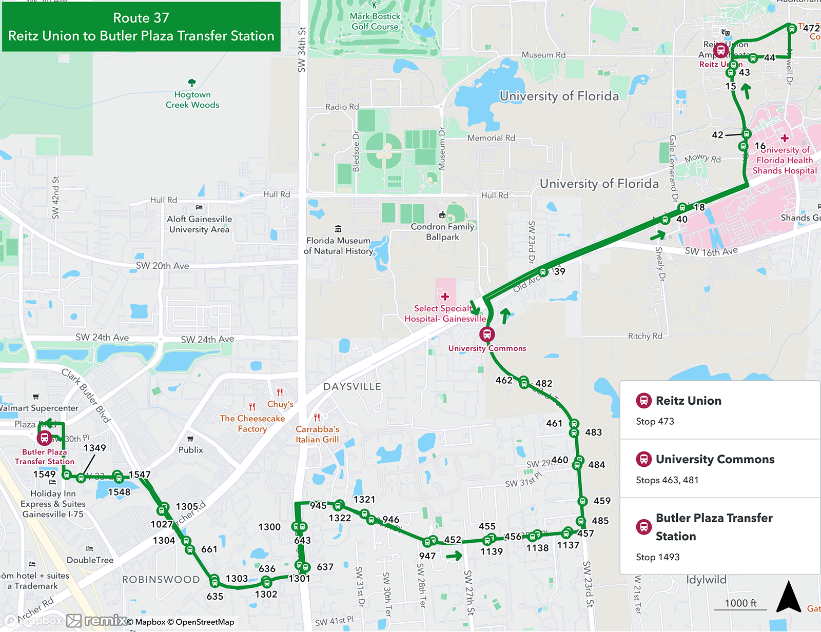 Route 037 Map