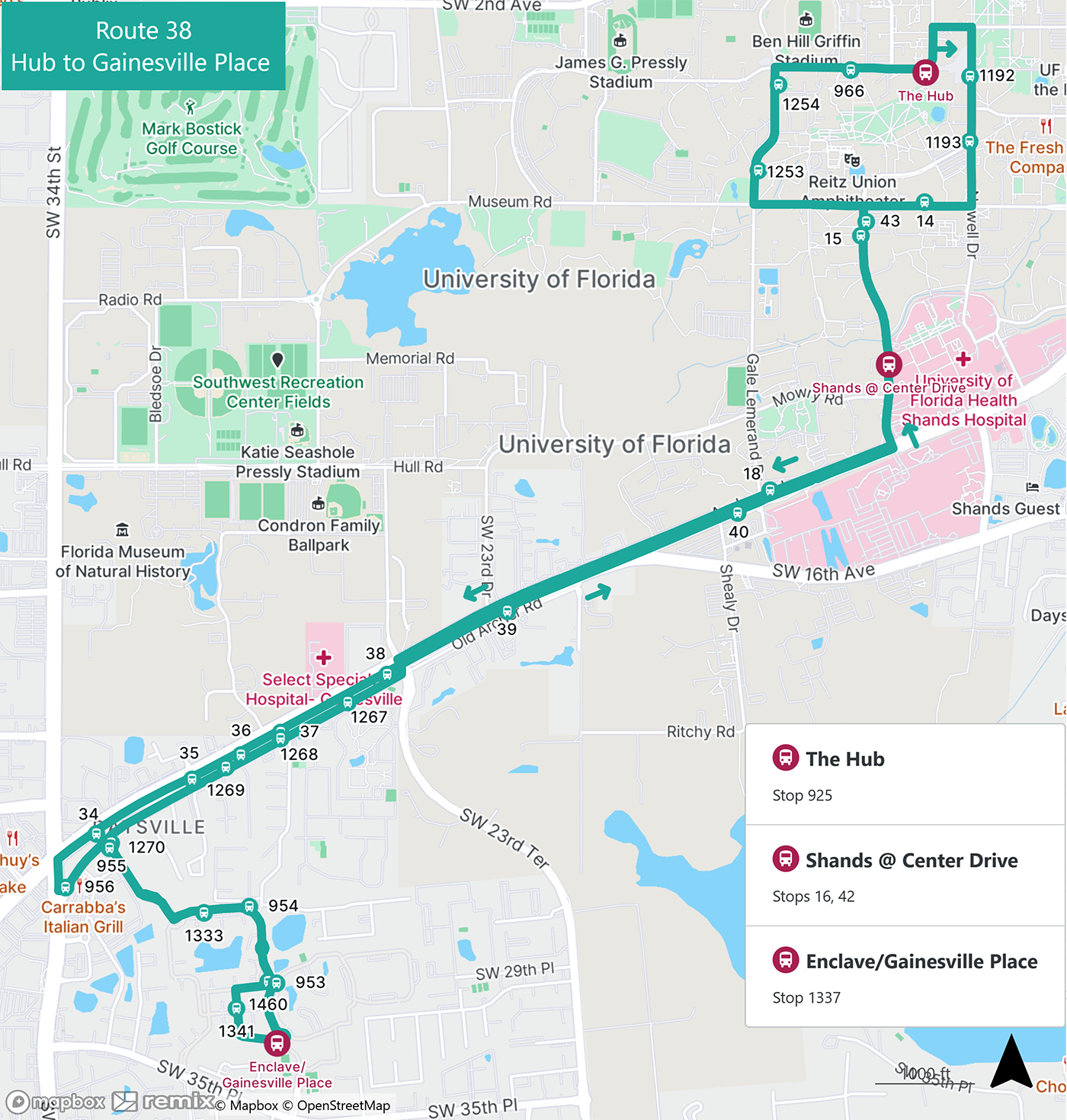 Route 038 Map