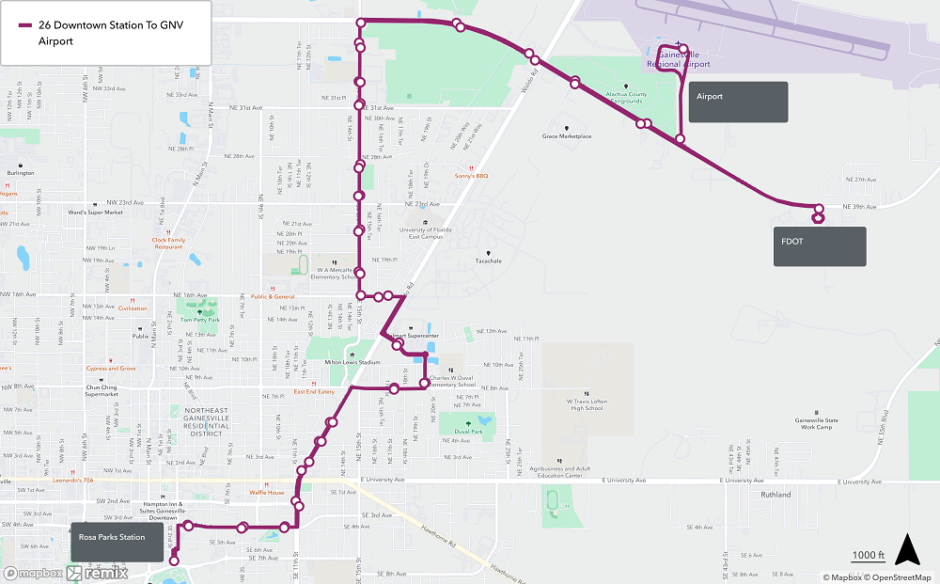 Route 0026 Rosa Parks Transfer Station To Airport_ - Go-RTS