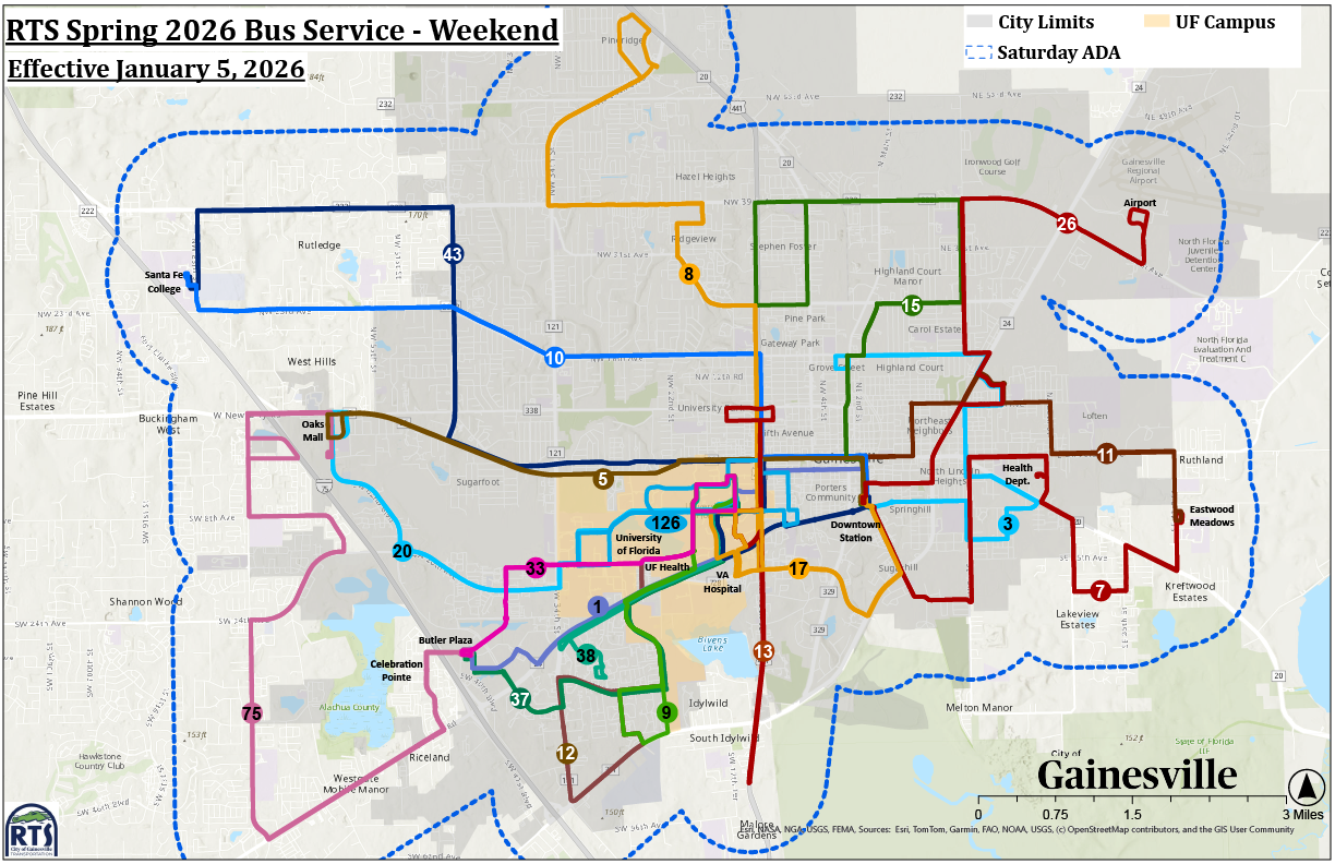 RTS Plus Paratransit service maps – Regional Transit System (RTS)
